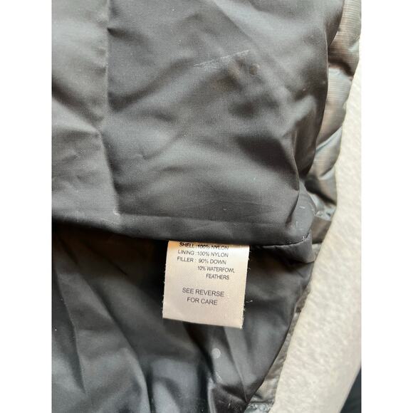 the north face kids 3xl nuptuse 900 puffy coat dark gray shine down jacket warm! - Picture 13 of 13